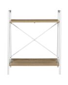 Étagère scandinave bois/blanc - 60x70x27 cm