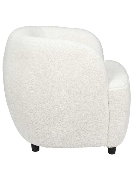 Fauteuil Kim blanc - 77x74x69 cm