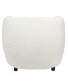 Fauteuil Kim blanc - 77x74x69 cm