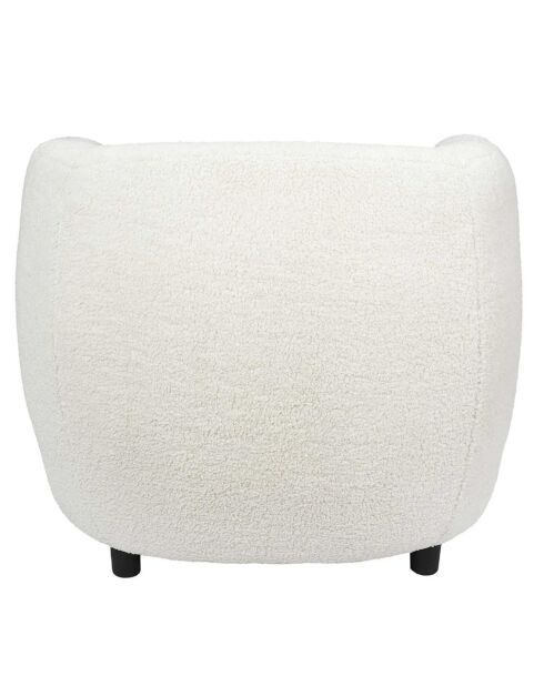 Fauteuil Kim blanc - 77x74x69 cm