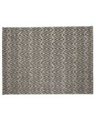 Tapis Nairobi relief noir/blanc - 150x200 cm