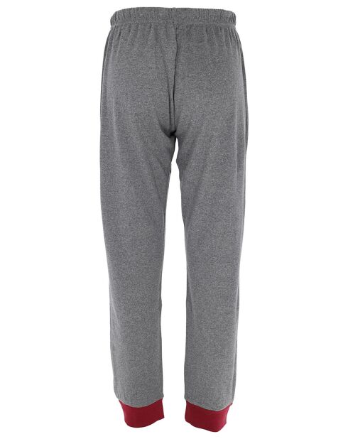 Pyjama manches longues Mary rouge bordeaux