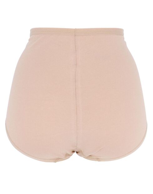 Culotte taille haute Anna beige