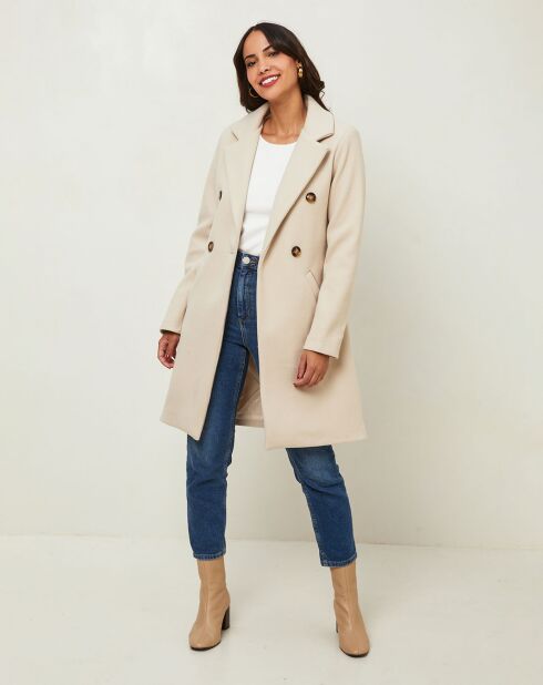 Manteau Cally écru