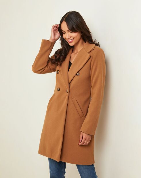 Manteau Inès camel