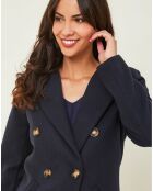 Manteau Inès marine