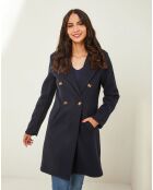 Manteau Inès marine