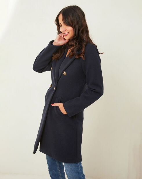 Manteau Inès marine