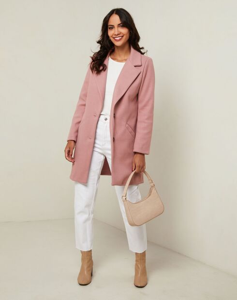 Manteau Josy rose