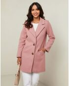 Manteau Josy rose