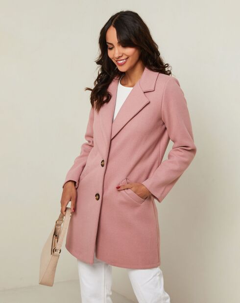 Manteau Josy rose