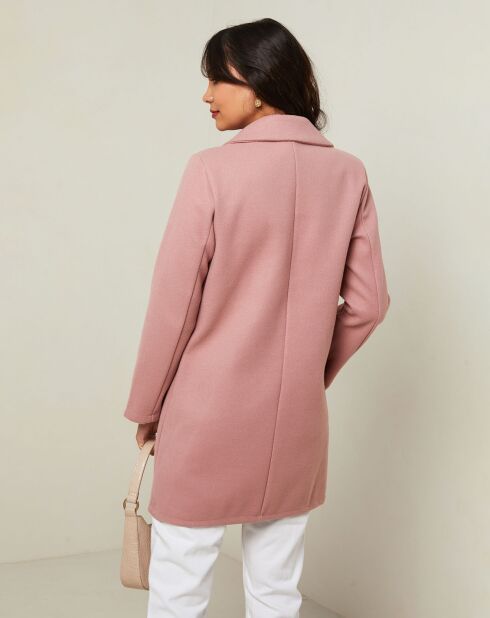 Manteau Josy rose