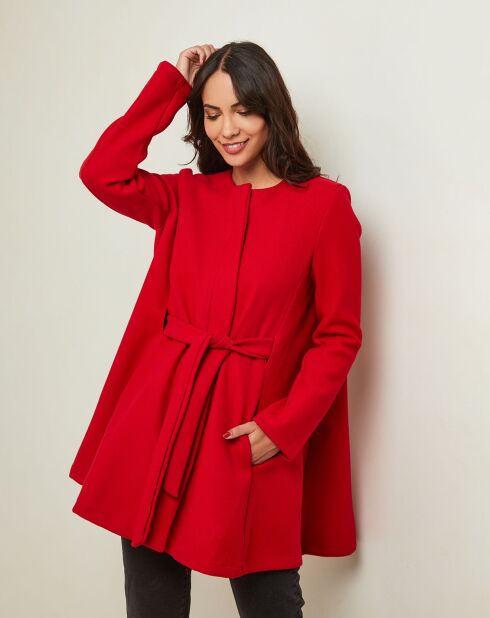 Manteau Giny rouge
