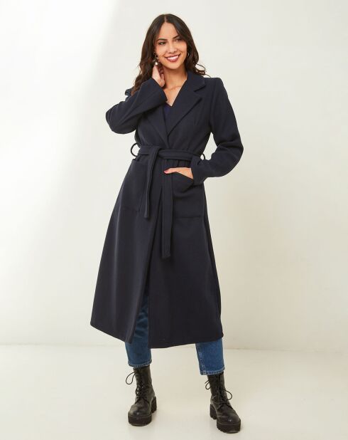 Manteau Anaïs marine