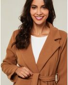 Manteau Poly camel