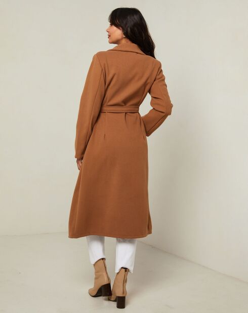 Manteau Poly camel