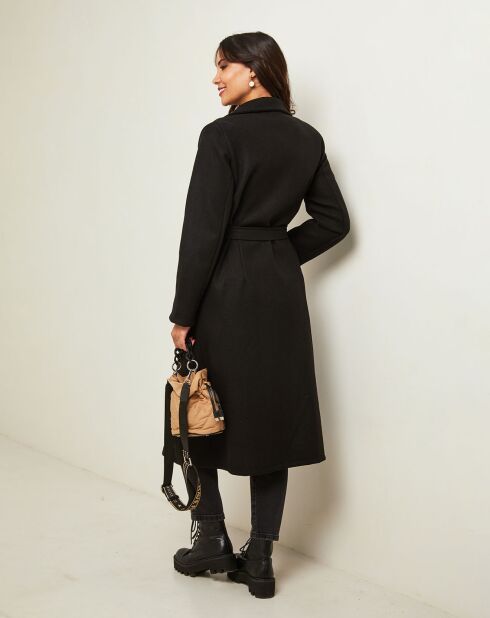 Manteau Poly noir Vente privée Le Comptoir du Manteau BazarChic