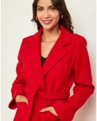 Manteau Poly rouge