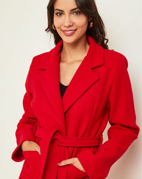 Manteau Poly rouge