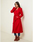 Manteau Poly rouge