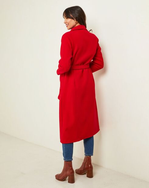 Manteau Poly rouge