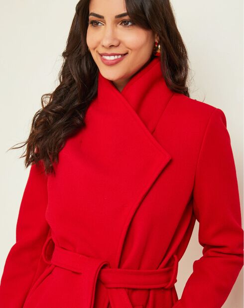 Manteau Camille rouge