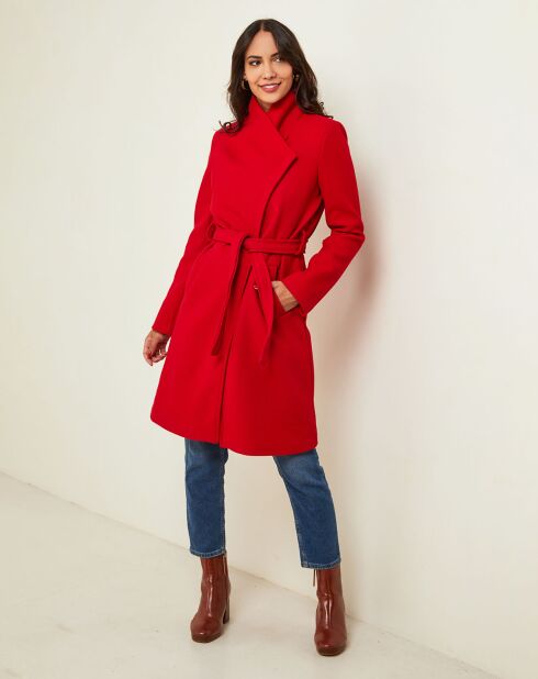 Manteau Camille rouge