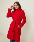 Manteau Camille rouge