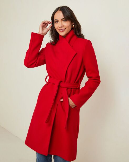 Manteau Camille rouge