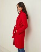 Manteau Camille rouge