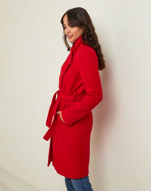 Manteau Camille rouge