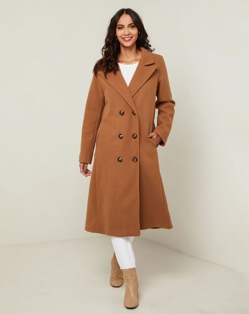 Manteau Julia camel