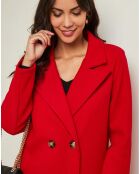 Manteau Julia rouge