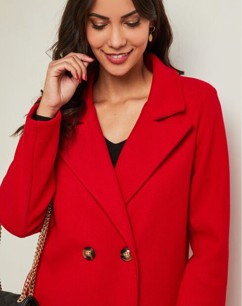 Manteau Julia rouge