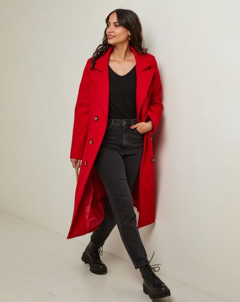 Manteau Julia rouge