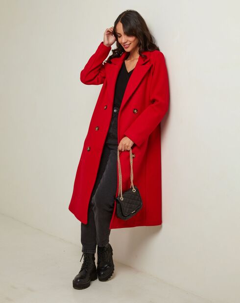 Manteau Julia rouge