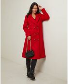 Manteau Julia rouge