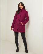 Manteau Jeanne prune