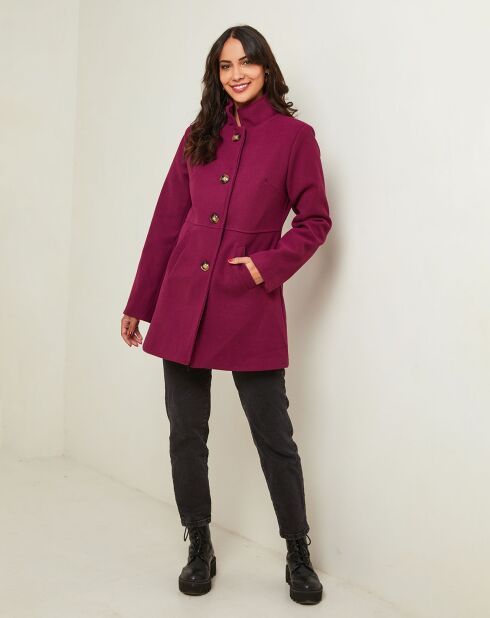 Manteau Jeanne prune
