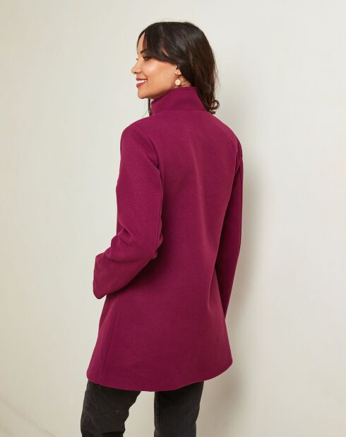 Manteau Jeanne prune