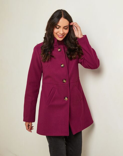 Manteau Jeanne prune