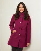 Manteau Jeanne prune