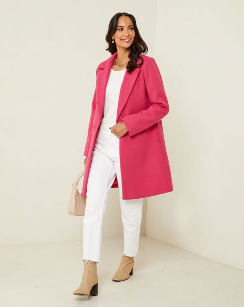 Manteau Audrey fuchsia