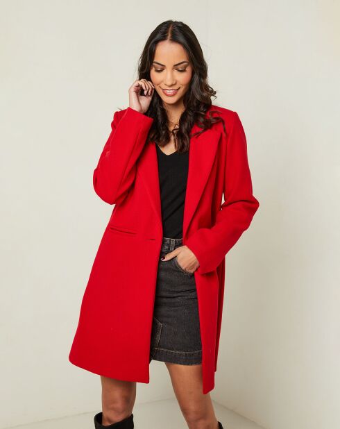 Cappotto rosso Audrey