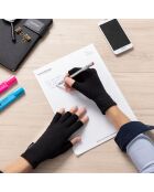 Gants de compression pour l'arthrite noirs - Taille L