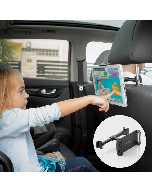 Support pour tablette de voiture noir