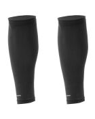 2 Manchons de compression pour mollets Slexxers noirs - Taille M