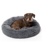 Lit antistress pour animaux de compagnie Bepess gris - D.60x18 cm