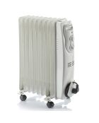 Radiateur bain d'huile Oinine blanc - 40.5x61.5x23.5 cm