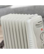 Radiateur bain d'huile Oinine blanc - 40.5x61.5x23.5 cm